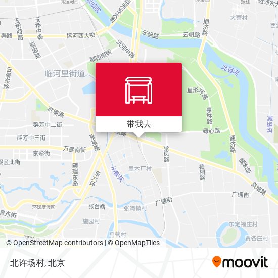 北许场村地图