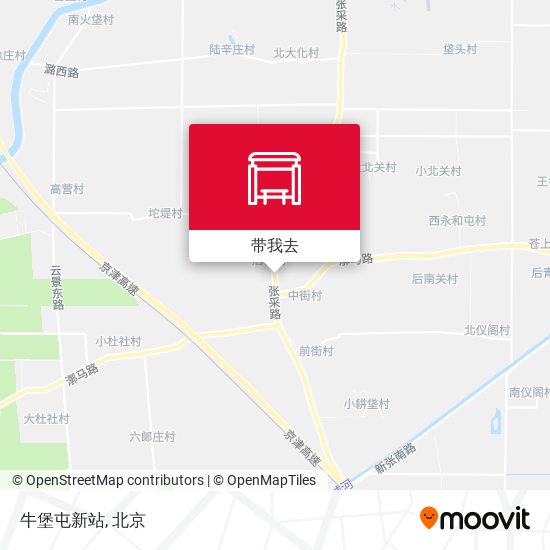 牛堡屯新站地图