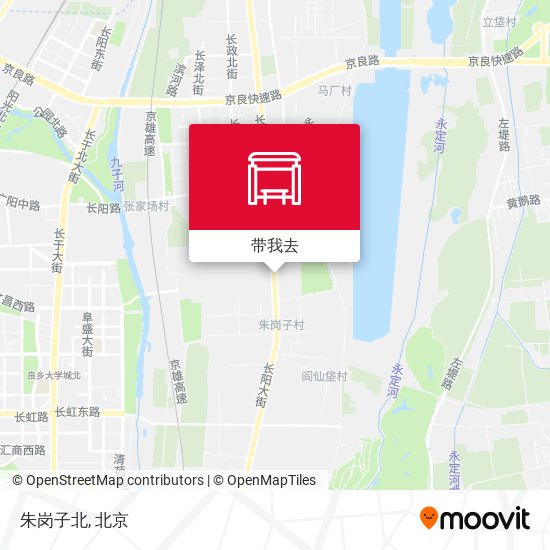 朱岗子北地图