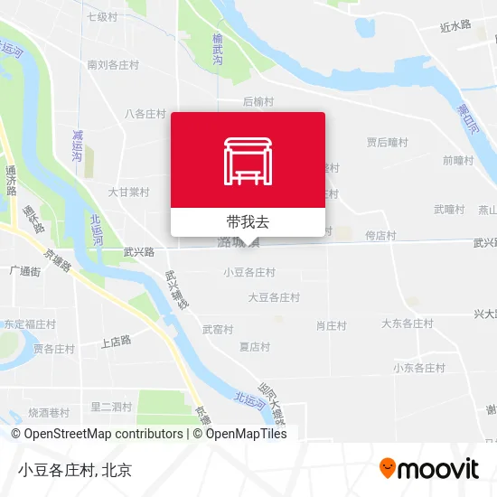 小豆各庄村地图