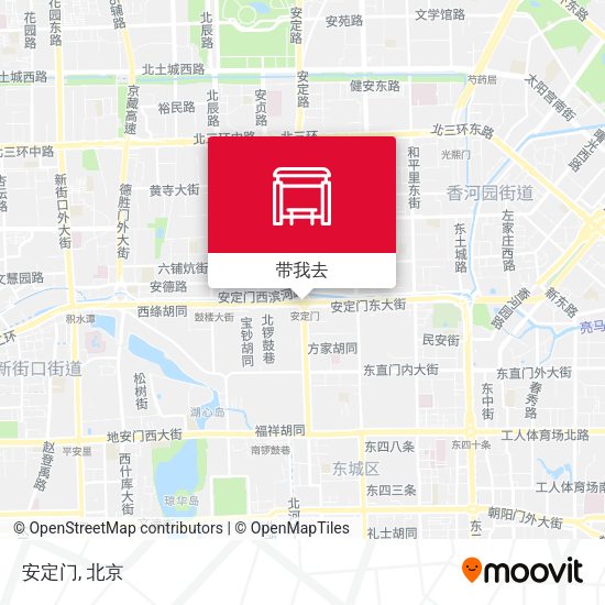 安定门地图