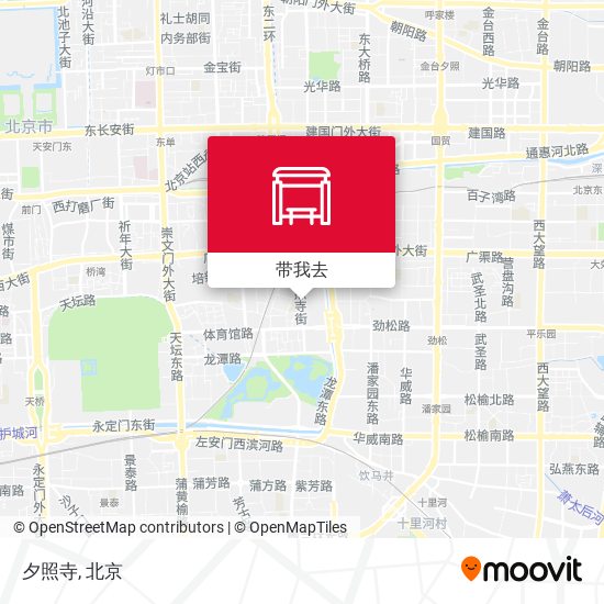 夕照寺地图