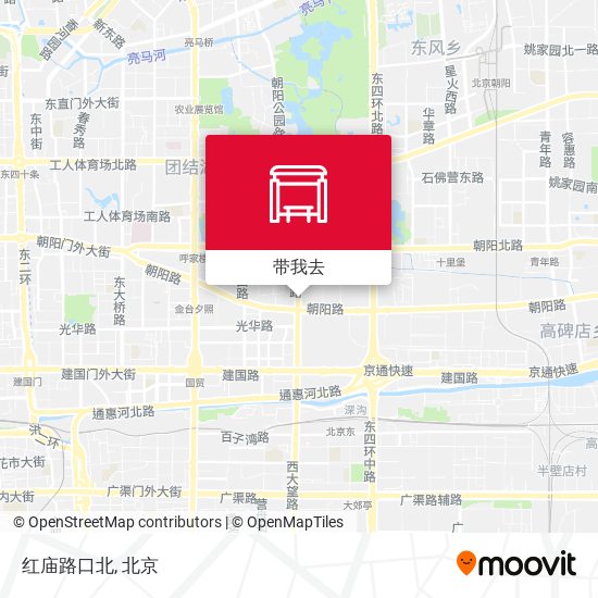 红庙路口北地图