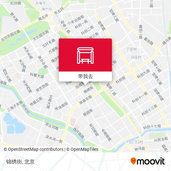 锦绣街地图