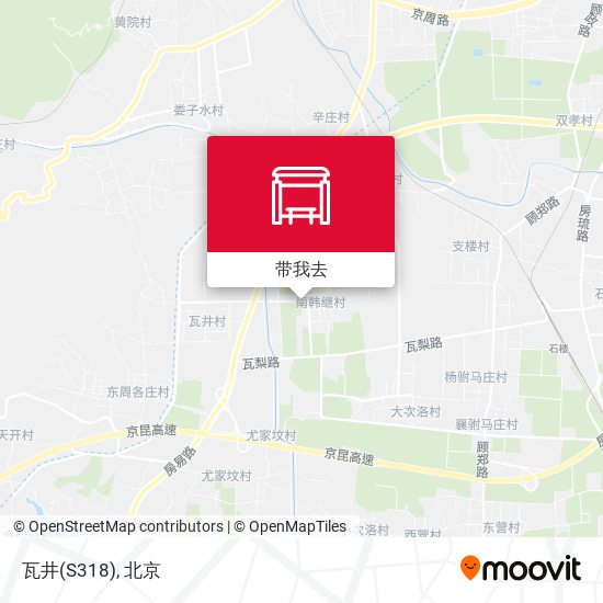 瓦井(S318)地图