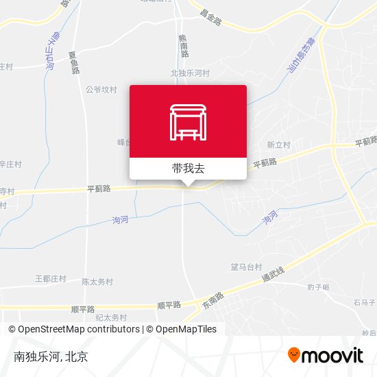 南独乐河地图