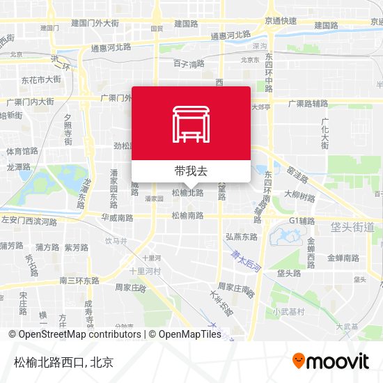 松榆北路西口地图