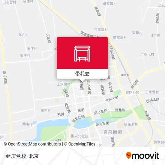 延庆党校地图