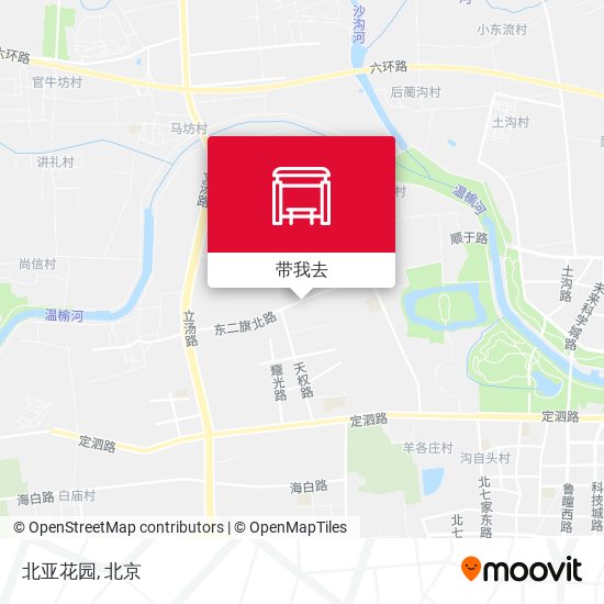 北亚花园地图