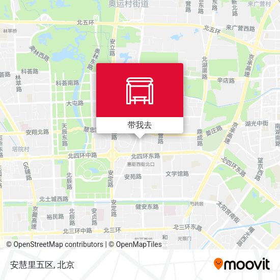安慧里五区地图