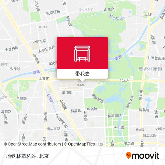 地铁林萃桥站地图