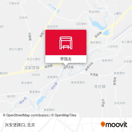 兴安堡路口地图