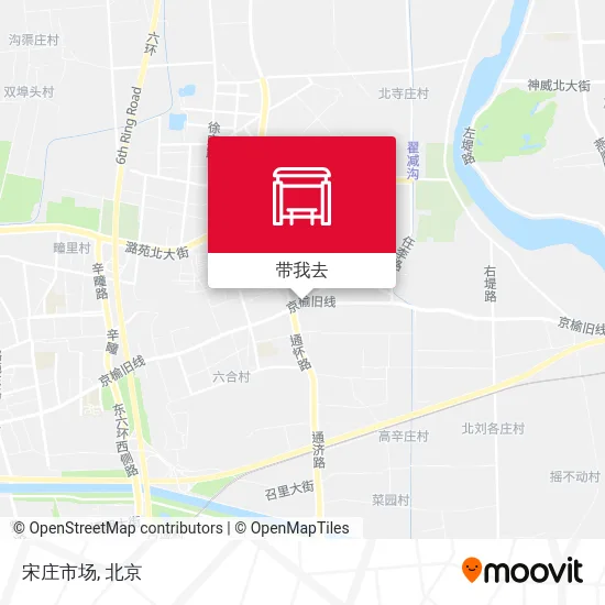 宋庄市场地图