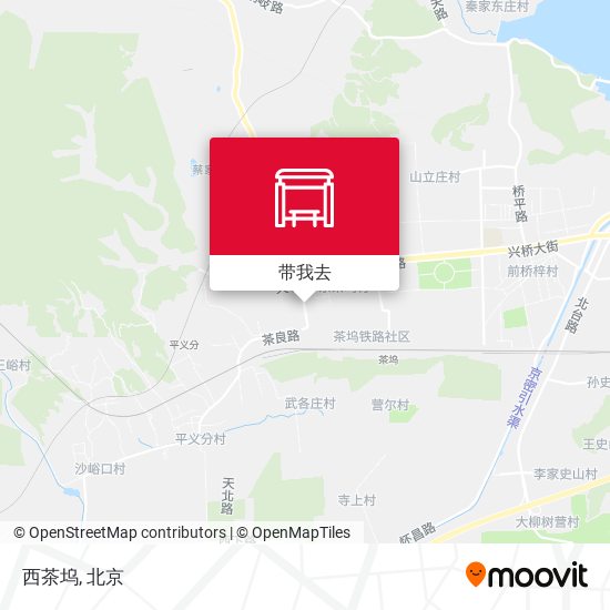 西茶坞地图