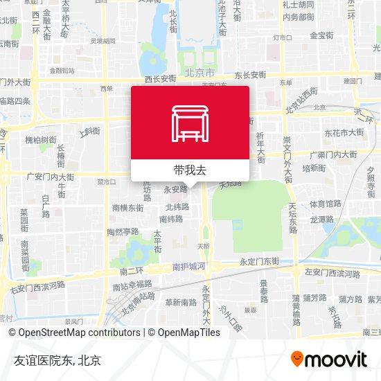 友谊医院东地图