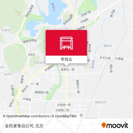 金田麦食品公司地图