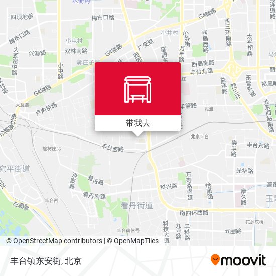 丰台镇东安街地图