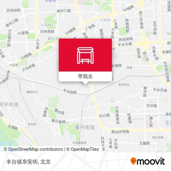 丰台镇东安街地图
