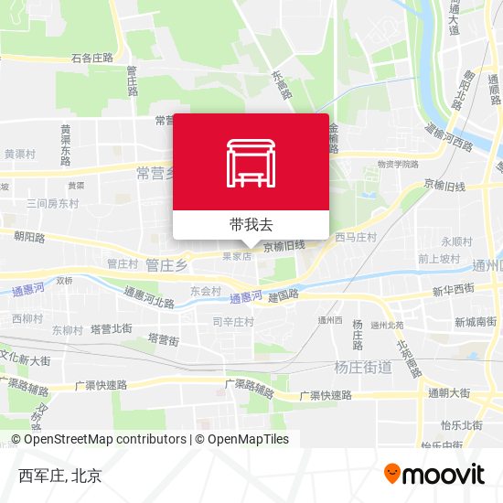 西军庄地图