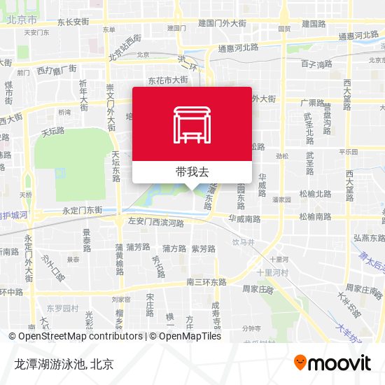 龙潭湖游泳池地图