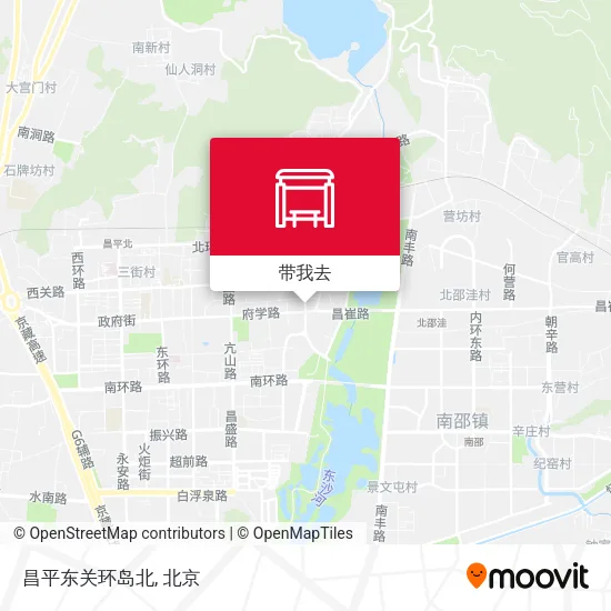 昌平东关环岛北地图