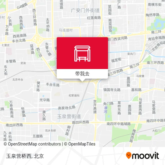 玉泉营桥西地图