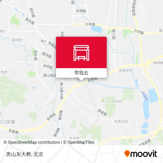 房山东大桥地图