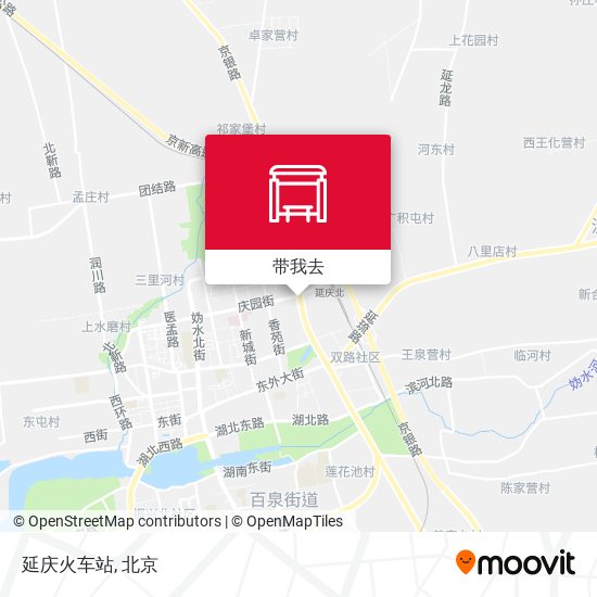 延庆火车站地图