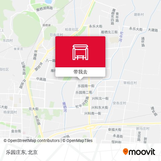 乐园庄东地图