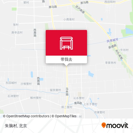 朱脑村地图