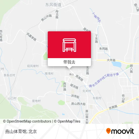 燕山体育馆地图