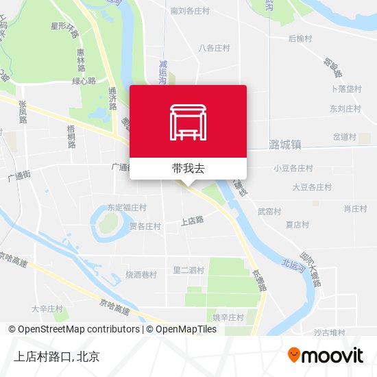 上店村路口地图