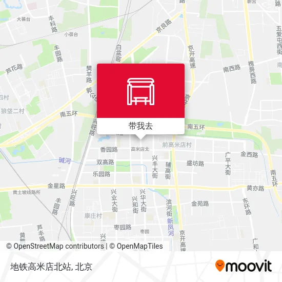 地铁高米店北站地图