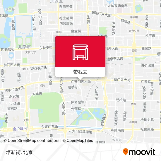 培新街地图