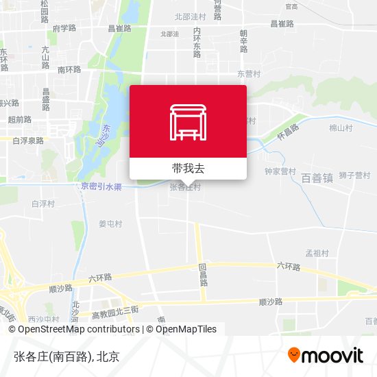 张各庄(南百路)地图