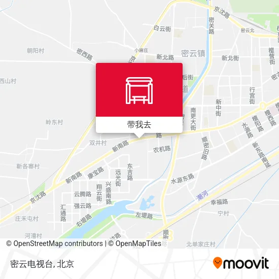 密云电视台地图