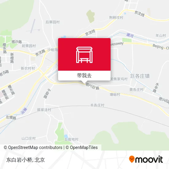 东白岩小桥地图