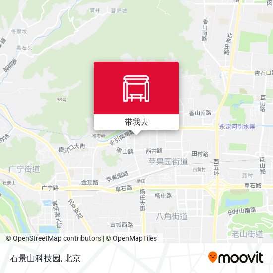 石景山科技园地图