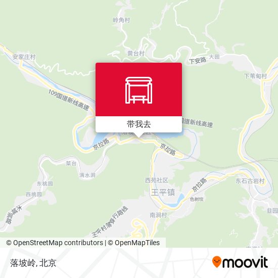 落坡岭地图