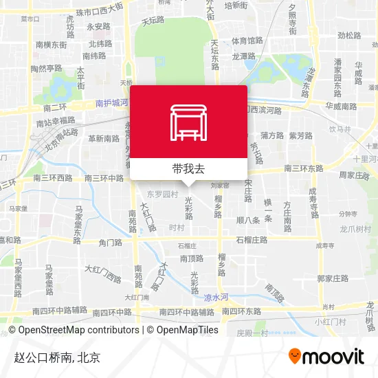 赵公口桥南地图