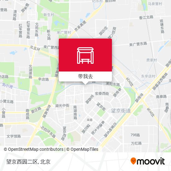 望京西园二区地图