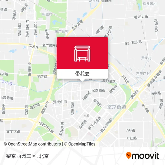 望京西园二区地图