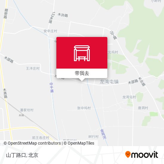 山丁路口地图
