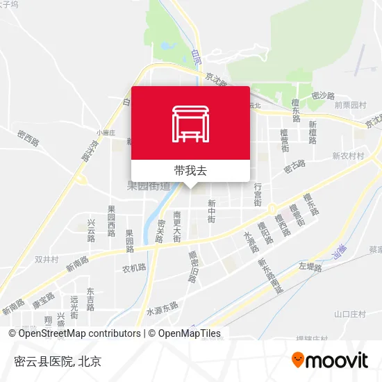 密云县医院地图