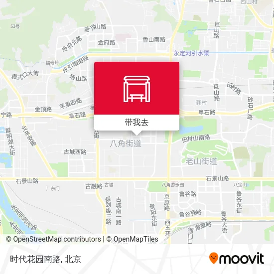 时代花园南路地图