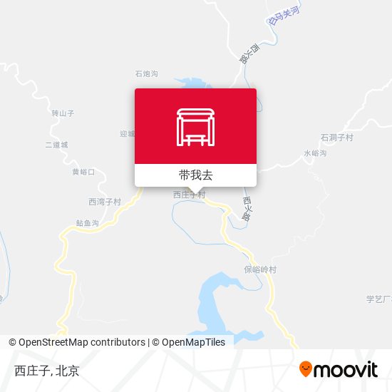 西庄子地图
