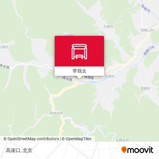高崖口地图