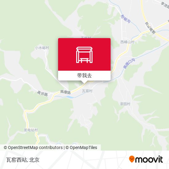 瓦窑西站地图