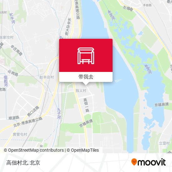 高佃村北地图