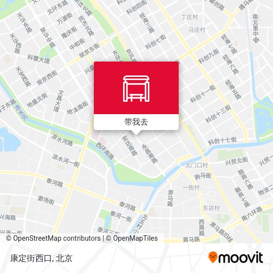 康定街西口地图